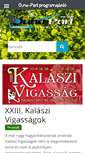 Mobile Screenshot of dunapartprogram.hu
